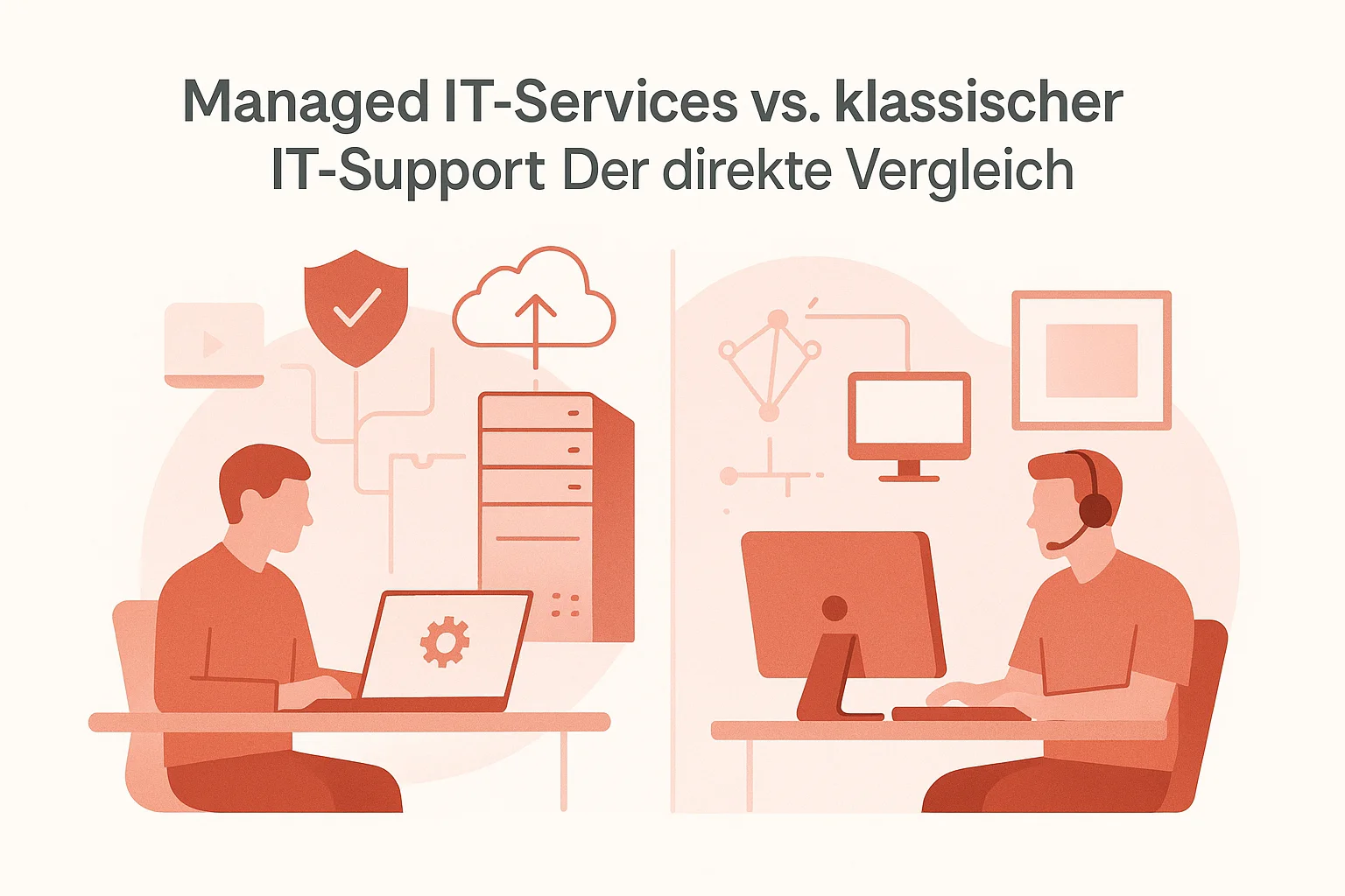 Managed IT-Services vs. klassischer IT-Support: Der direkte Vergleich